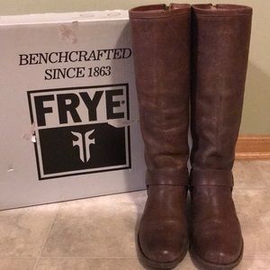 Frye Phillip Harness Tall Riding Boots